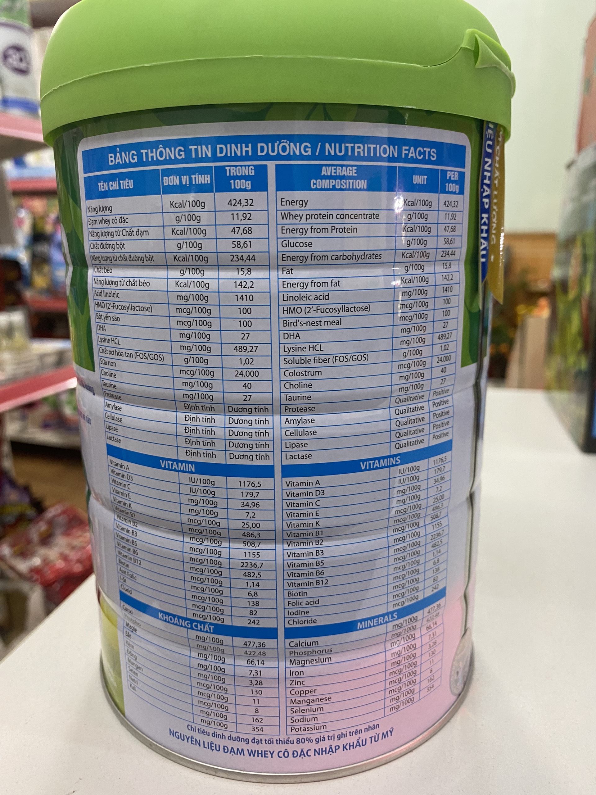 Sữa GREEN BIO PEDIA – 900Gr