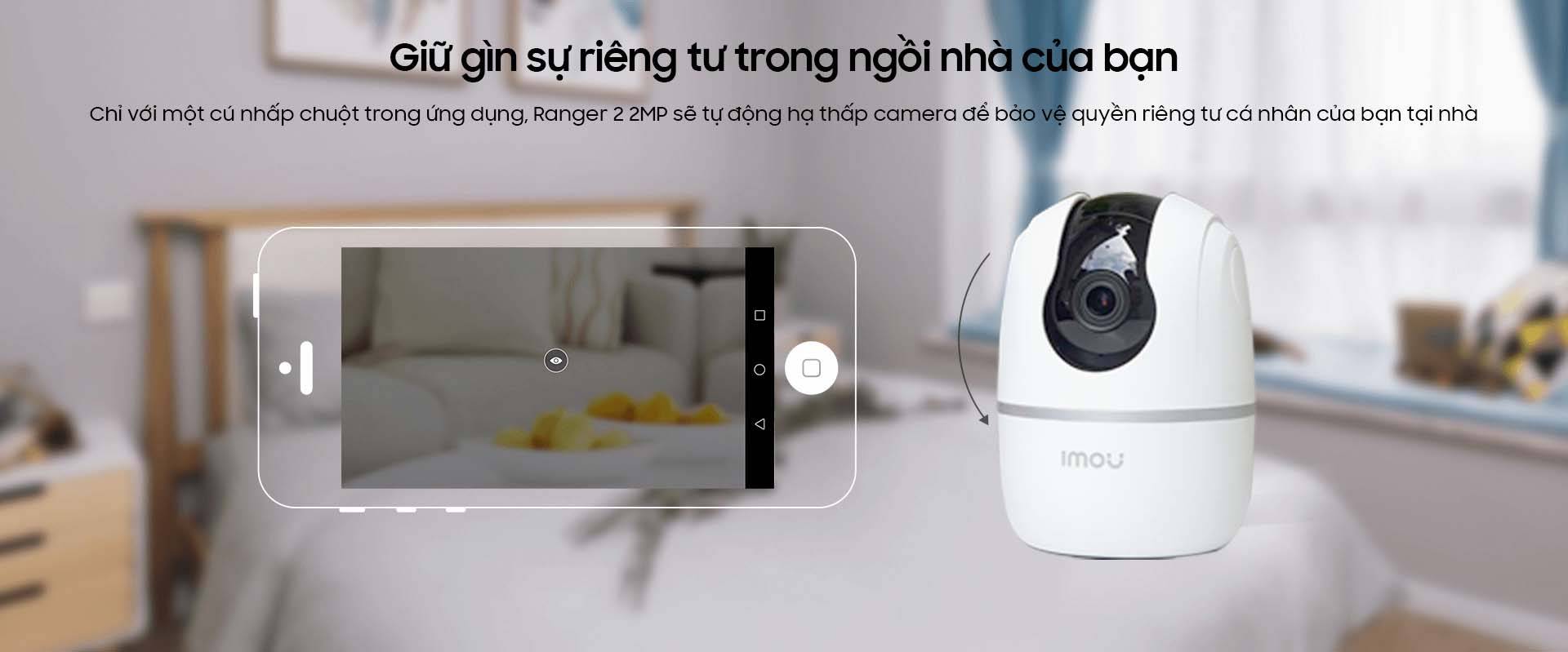 Camera Wifi IMOU A32EP 2K Thu Âm, Báo Động, Đàm Thoại 2 Chiều