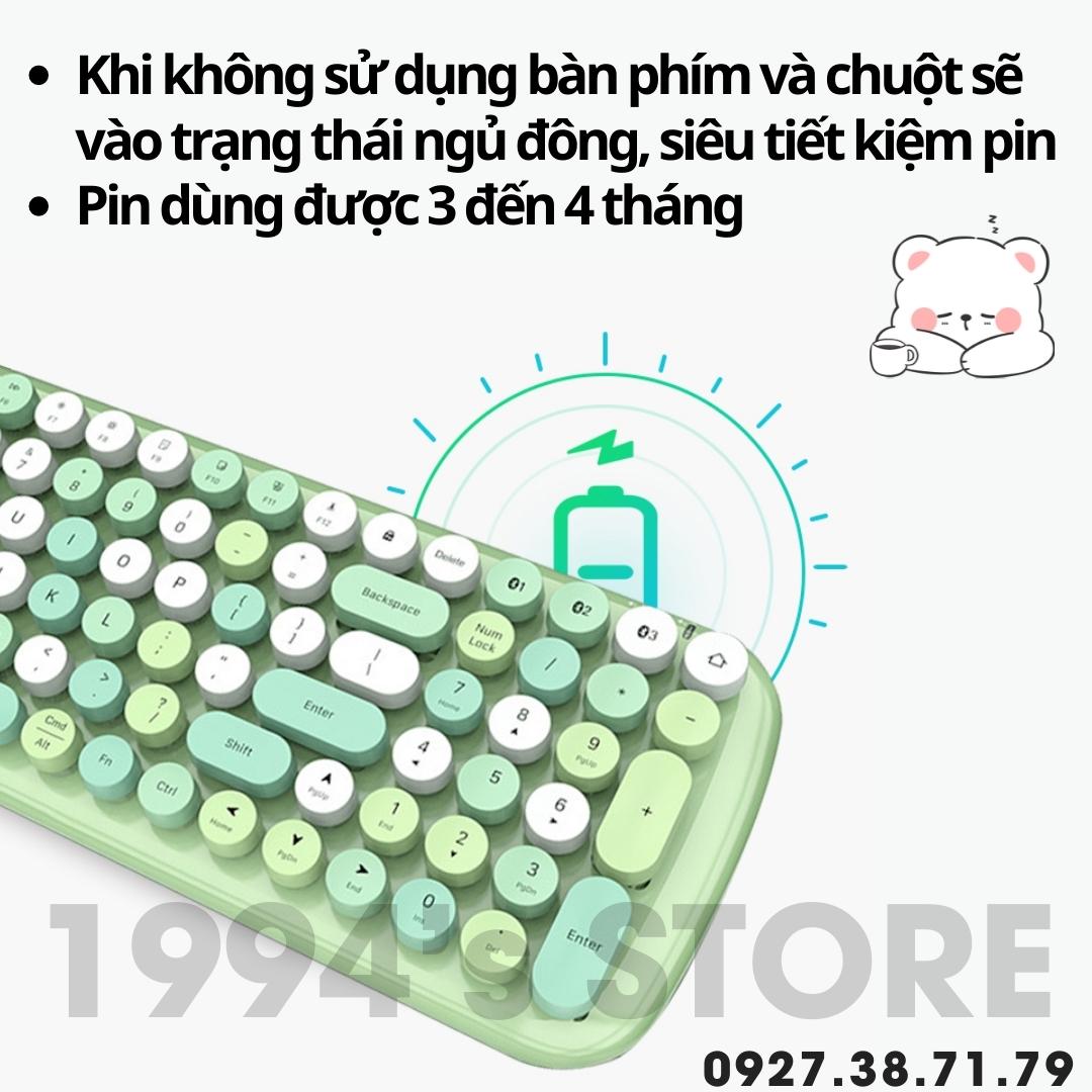 FREESSHIP Bàn phím giả cơ không dây MOFII CANDY BT - Kết nối Bluetooth 3 thiết bị - Silent không gây ồn - Nhiều quà tặng