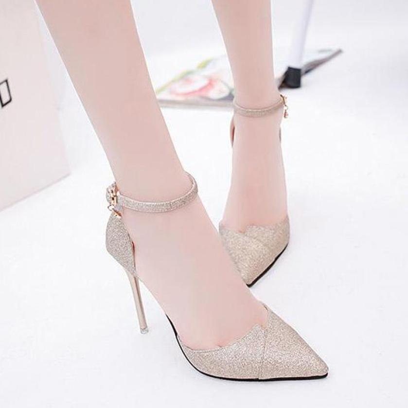 Giày Cao Gót Nữ 7cm Suede Leather Fashion giá rẻ