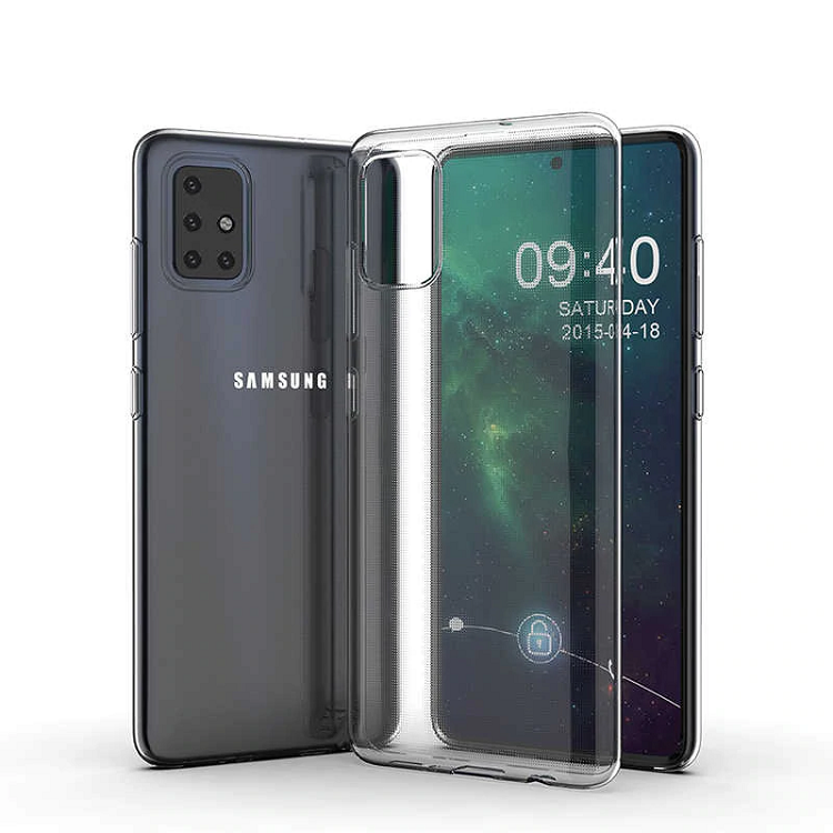 Ốp lưng Samsung Galaxy M51 silicon dẻo trong suốt
