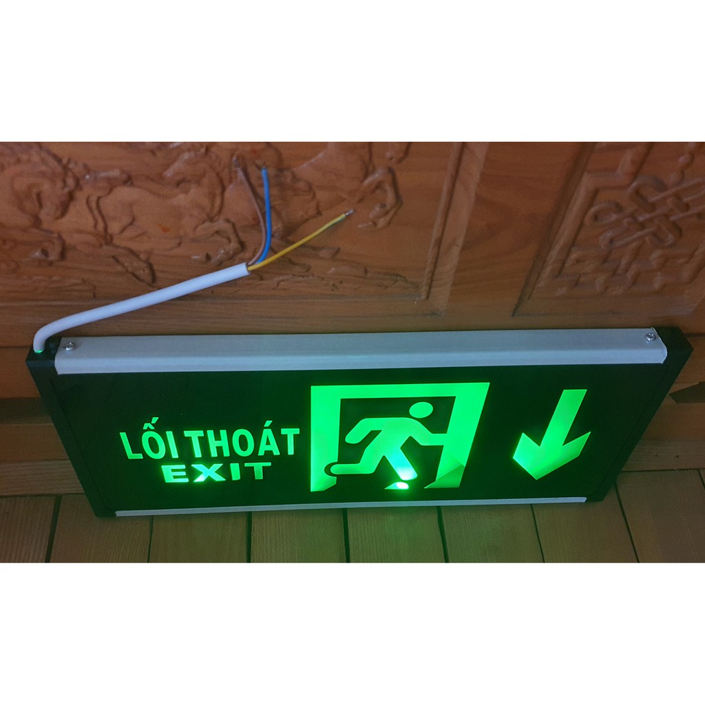 Đèn Led EXIT Đèn Thoát Hiểm 1 mặt Và 2 Mặt- Rẽ Trái,Phả