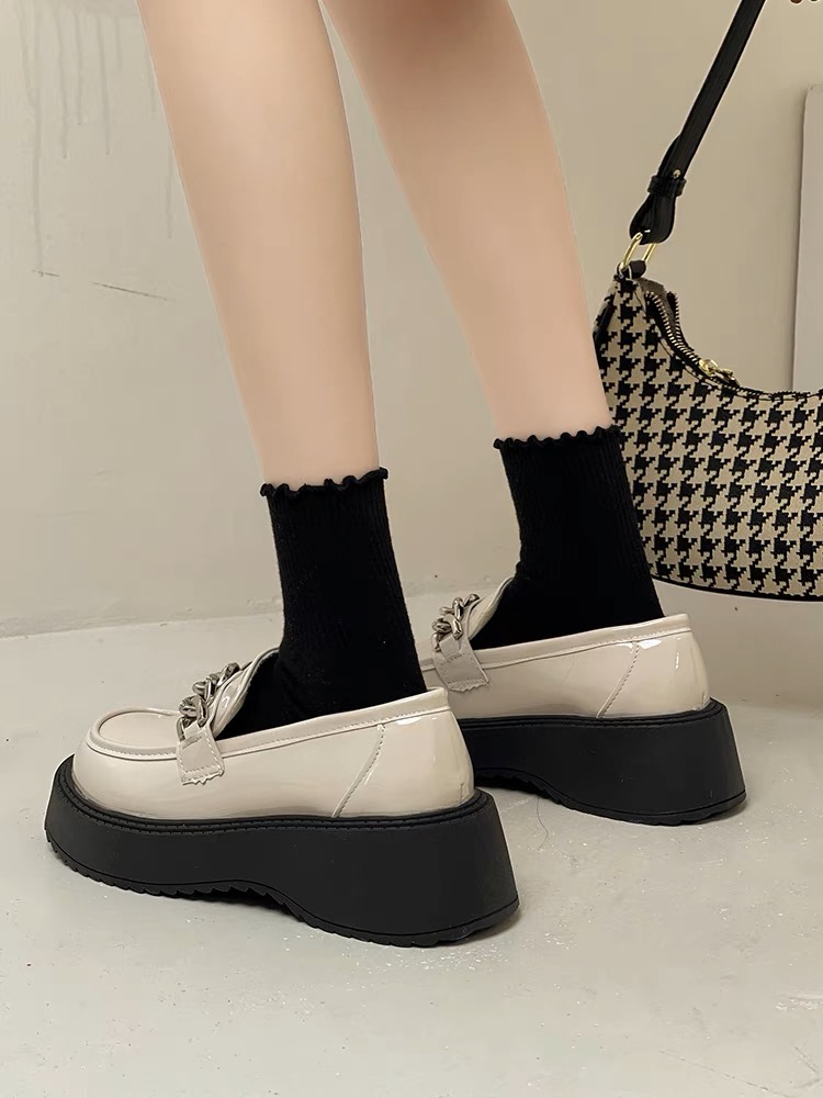 Giày oxford nữ đế cao quai xích