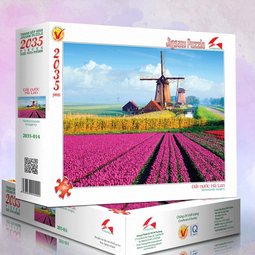 Đất nước Hà Lan - Tranh xếp hình 2035-014