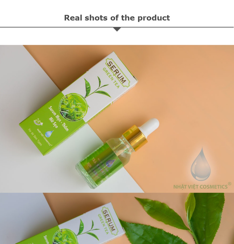 Serum Trà Xanh Mụn, Xóa Thâm, Mờ Sẹo (15ml)