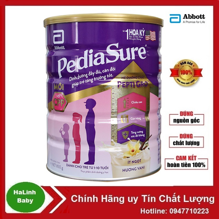 Sữa pediasure ba 850g
