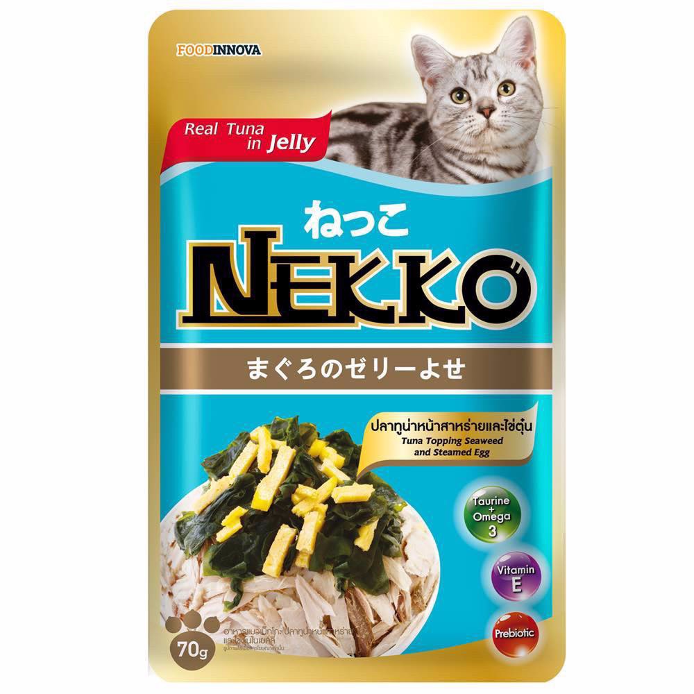 Pate Nekko cho mèo đủ vị (dạng thạch)