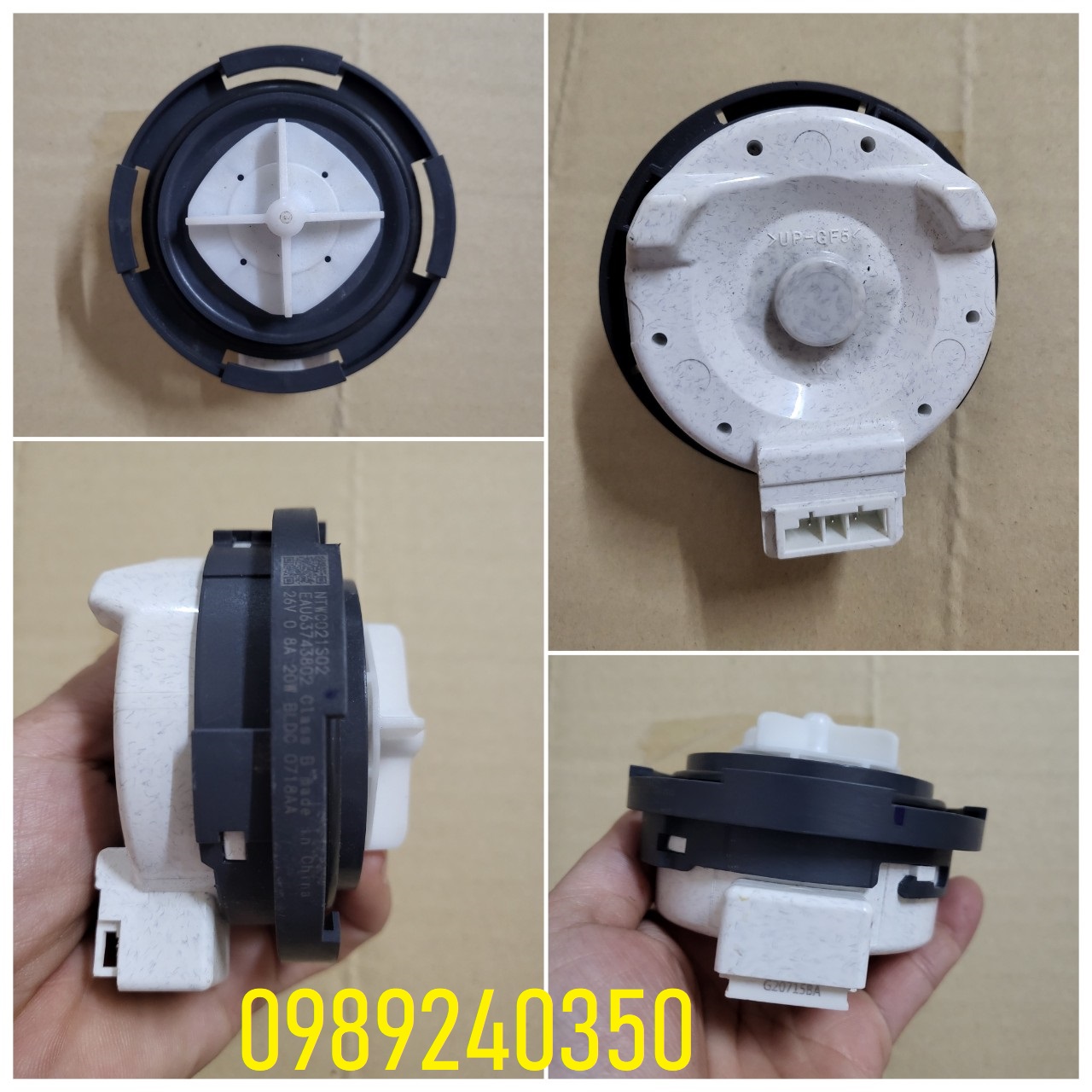 Bơm xả máy giặt lg 26v 20w 0,8a hàng hãng