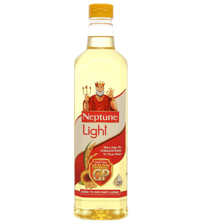 Dầu ăn Neptune Light chai 1 lít