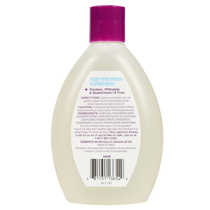 Tắm gội cho bé Parent's Choice 266ml Mỹ