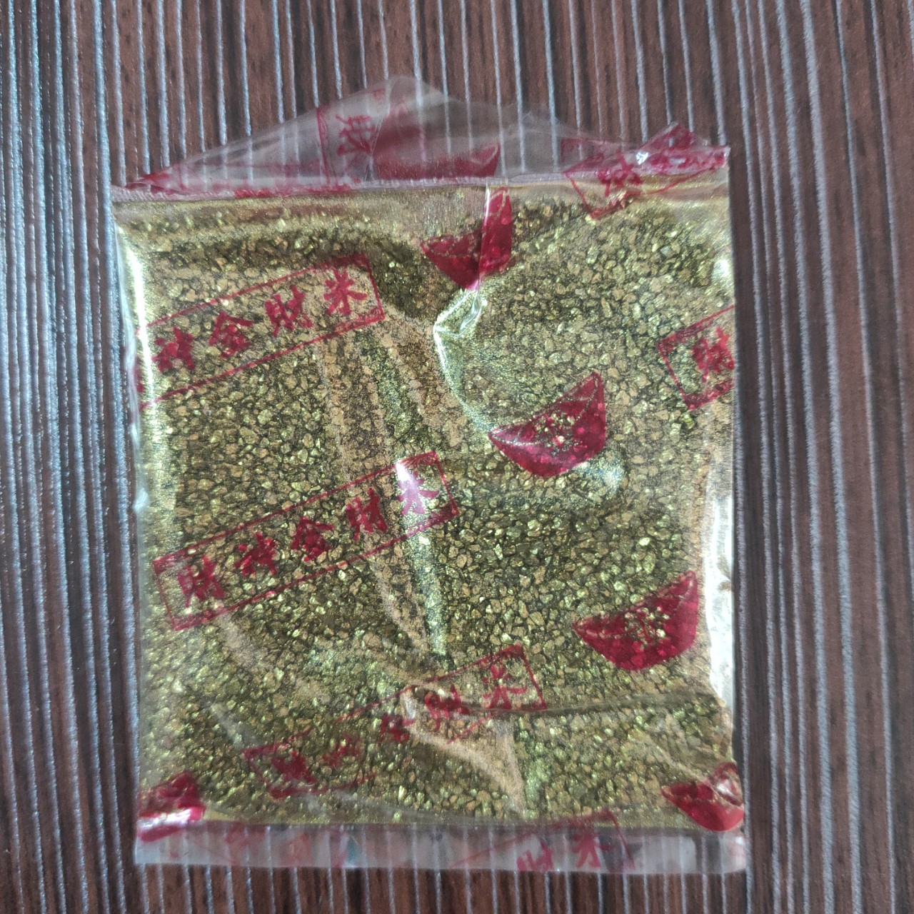 Gạo vàng Thần Tài (loại hộp giấy)(3 loại gạo) - thờ cúng