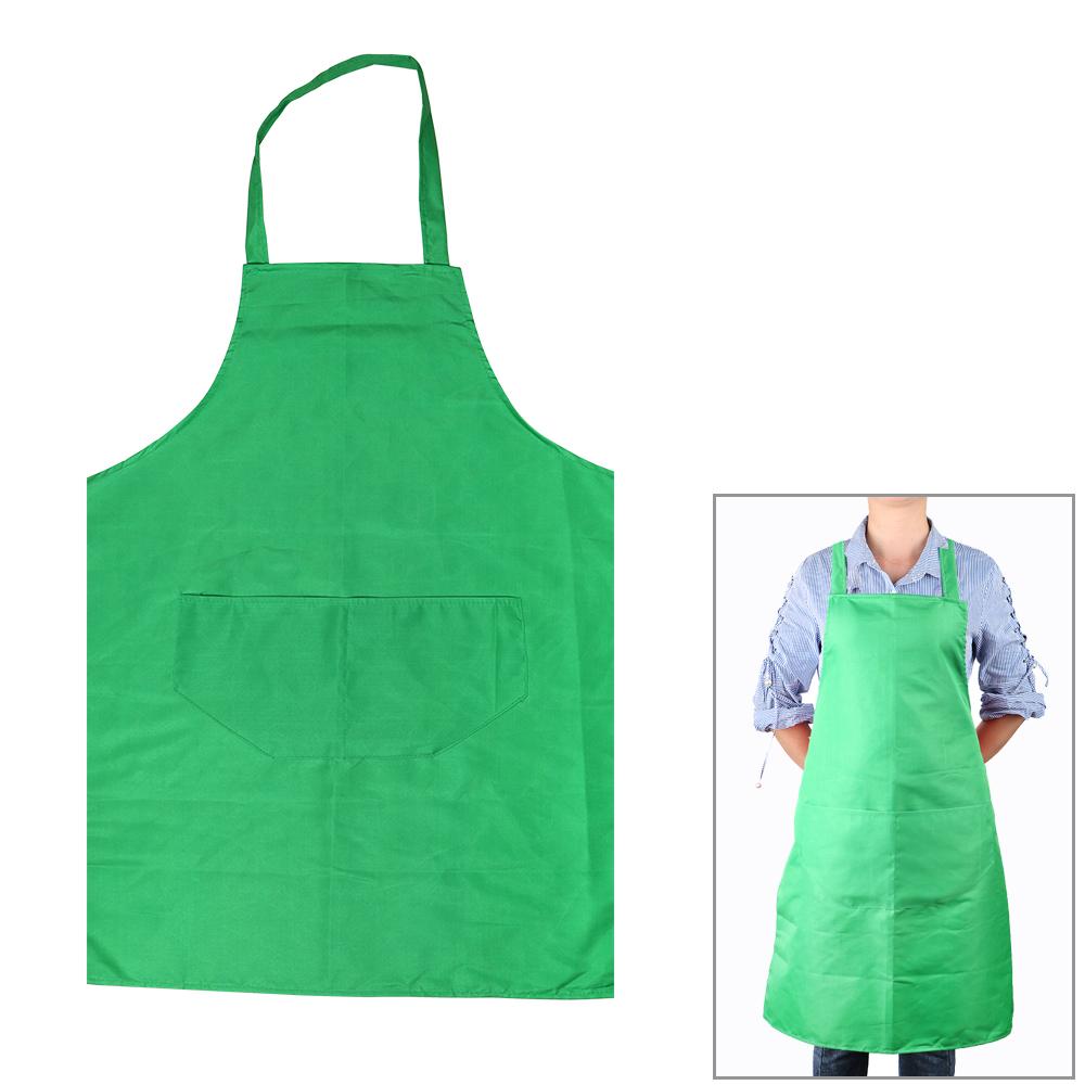 Pure Color Kitchen Apron Cooking Accessories Pinafore Household Cleaning Tools For Home Restaurant Baking Dress