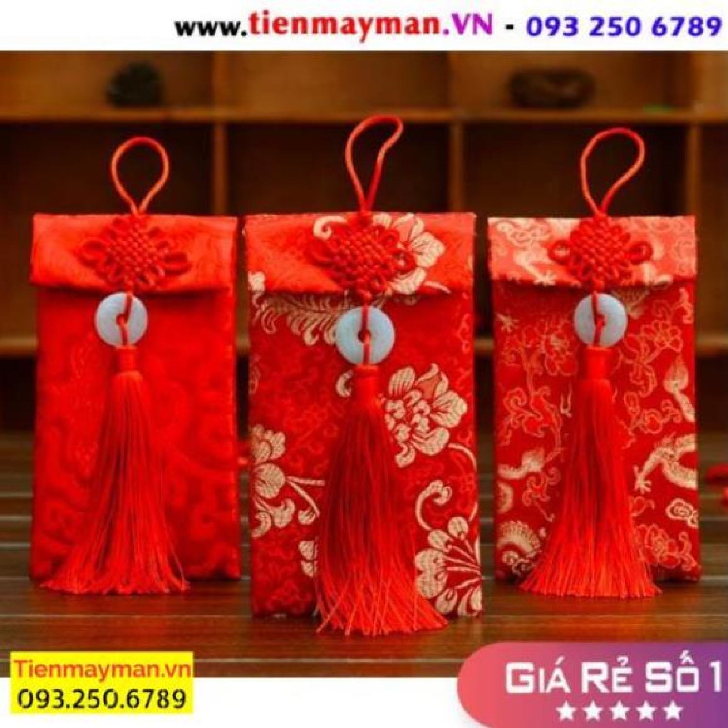{GIẢM SỐC} Bao Lì Xì Vải Gấm Cao Cấp - Bao Dọc - Bao Ngang {siêu rẻ}