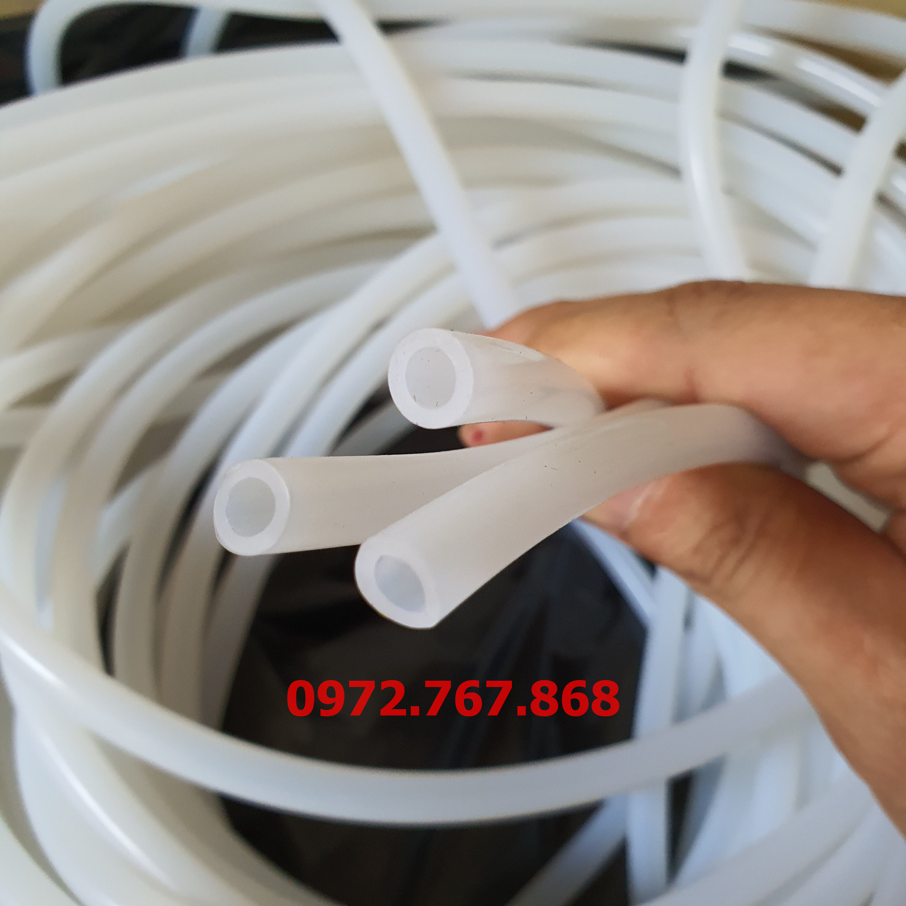(5 mét) Ống Silicon mềm chịu nhiệt độ cao 250°​C