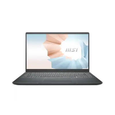 Laptop MSI Modern 14 (B11MOU-848VN) (i7-1195G7/8GB RAM/512GB SSD/14inch FHD 72%NTSC /Win 10/Xám)- Hàng chính hãng