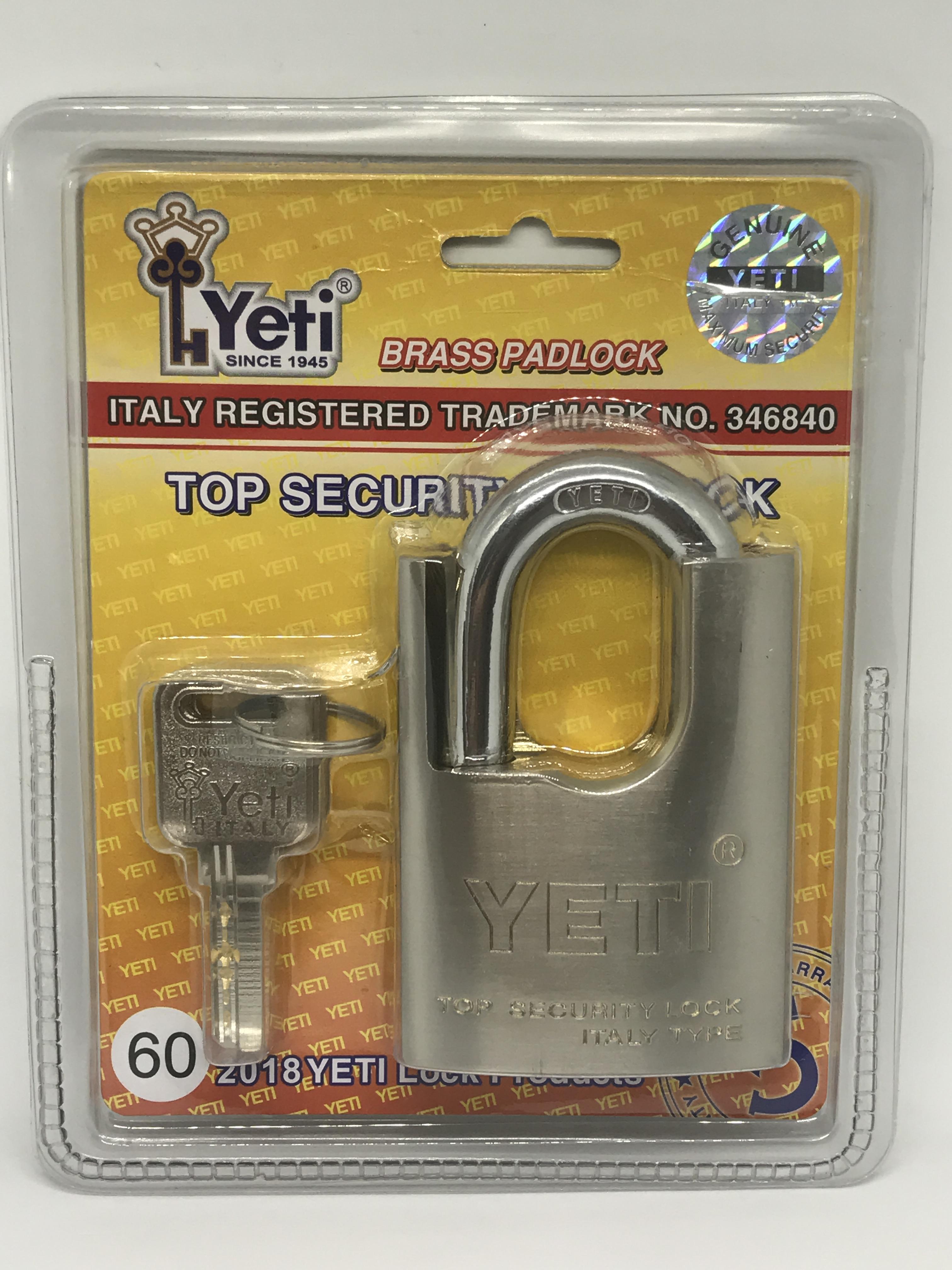 Khóa Yeti 60mm chống cắt chìa khoá vi tính hàng Đài Loan