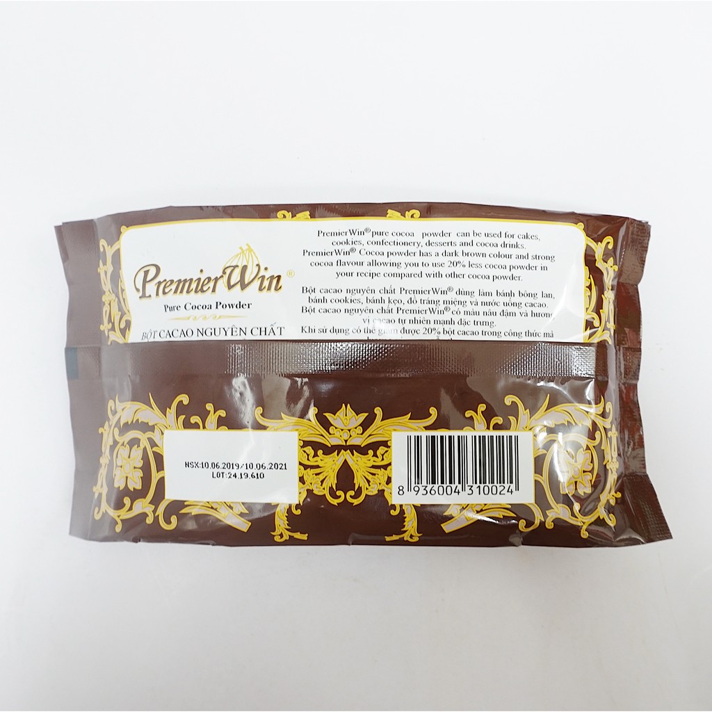 Bột Ca Cao Nguyên Chất Prenier Win 250gr