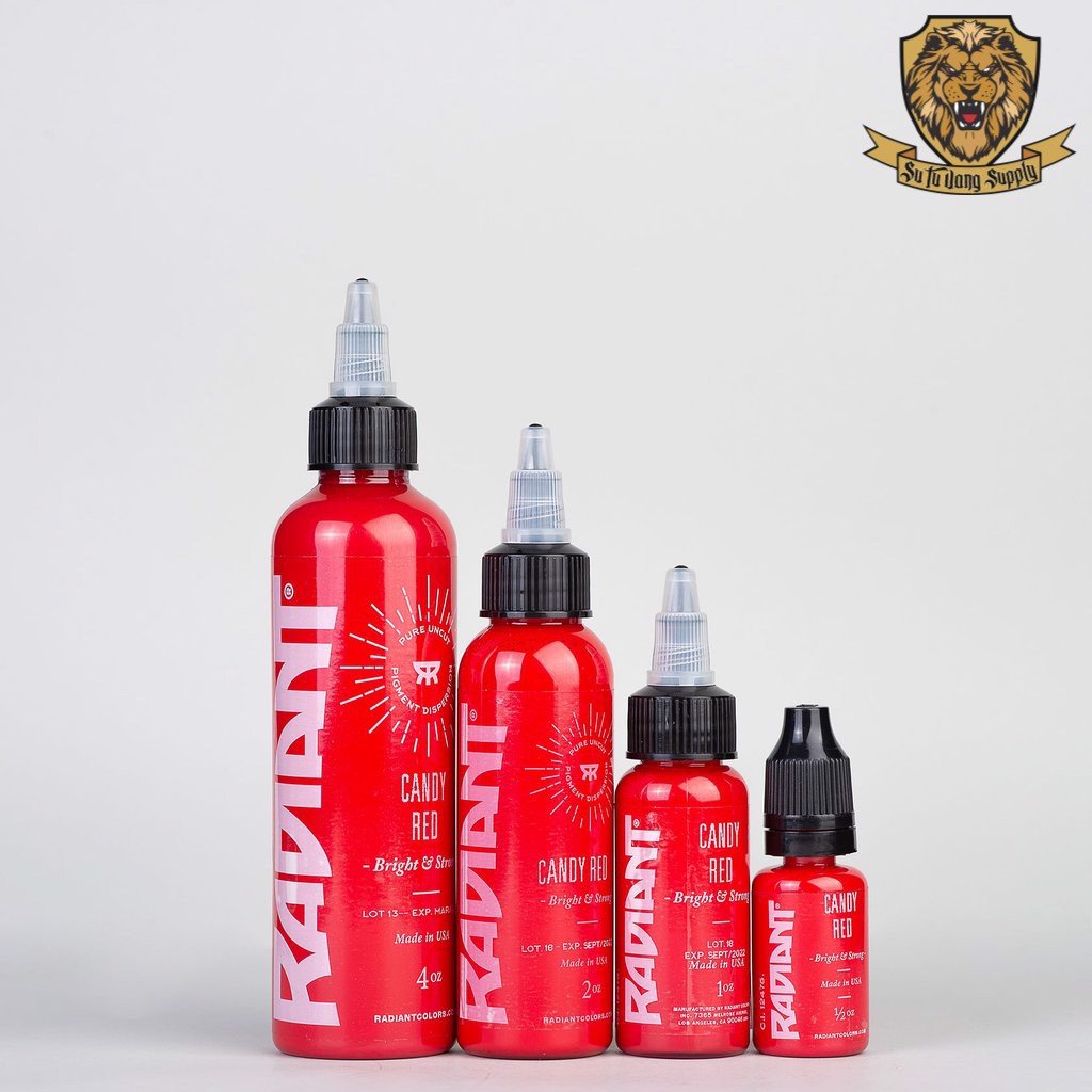 Mực xăm Radiant Red màu đỏ