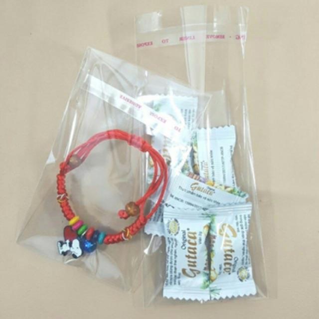[Giá Siêu Rẻ]1 kg túi bọc ni lông bóng kiếng dán miệng (bao có nắp đựng hàng hóa bịch nilon lì xì hay trang sức)
