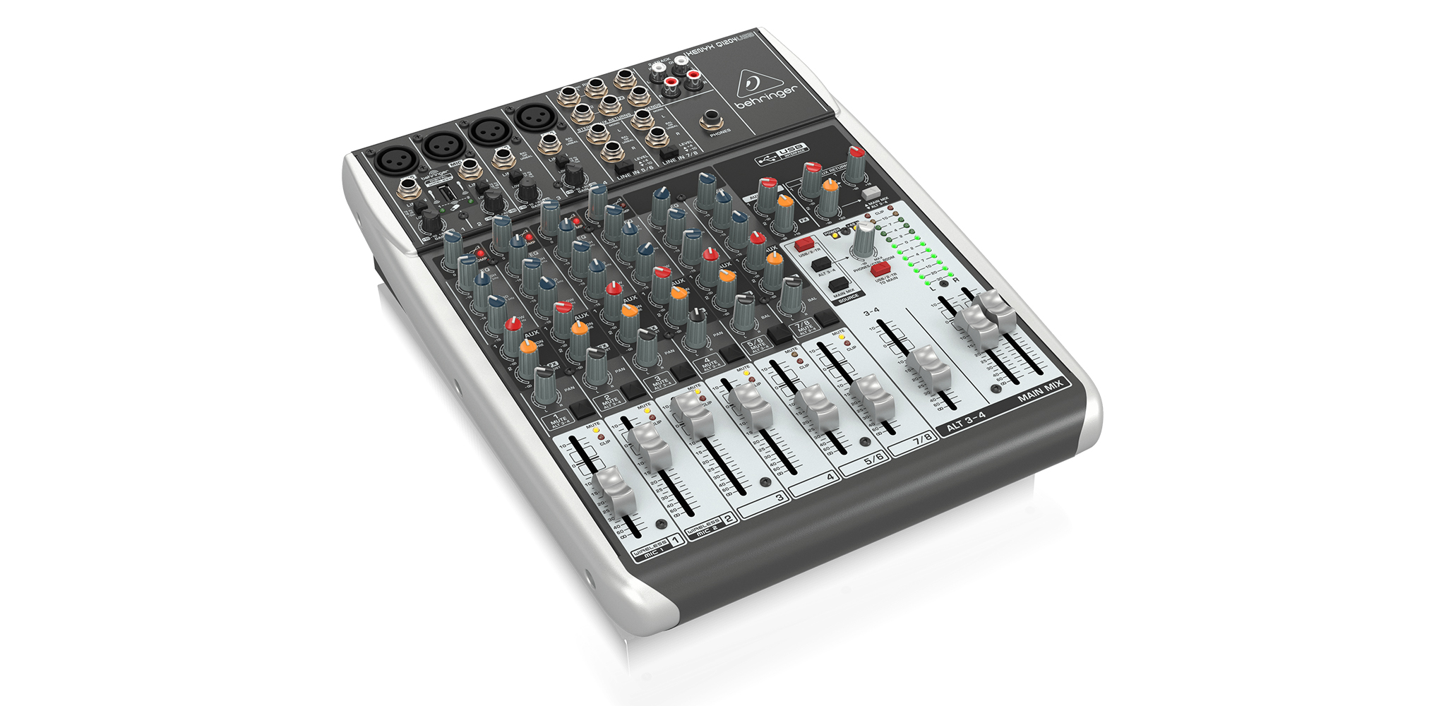 Analog Mixer Behringer| Mixer cơ Behringer Q1204USB