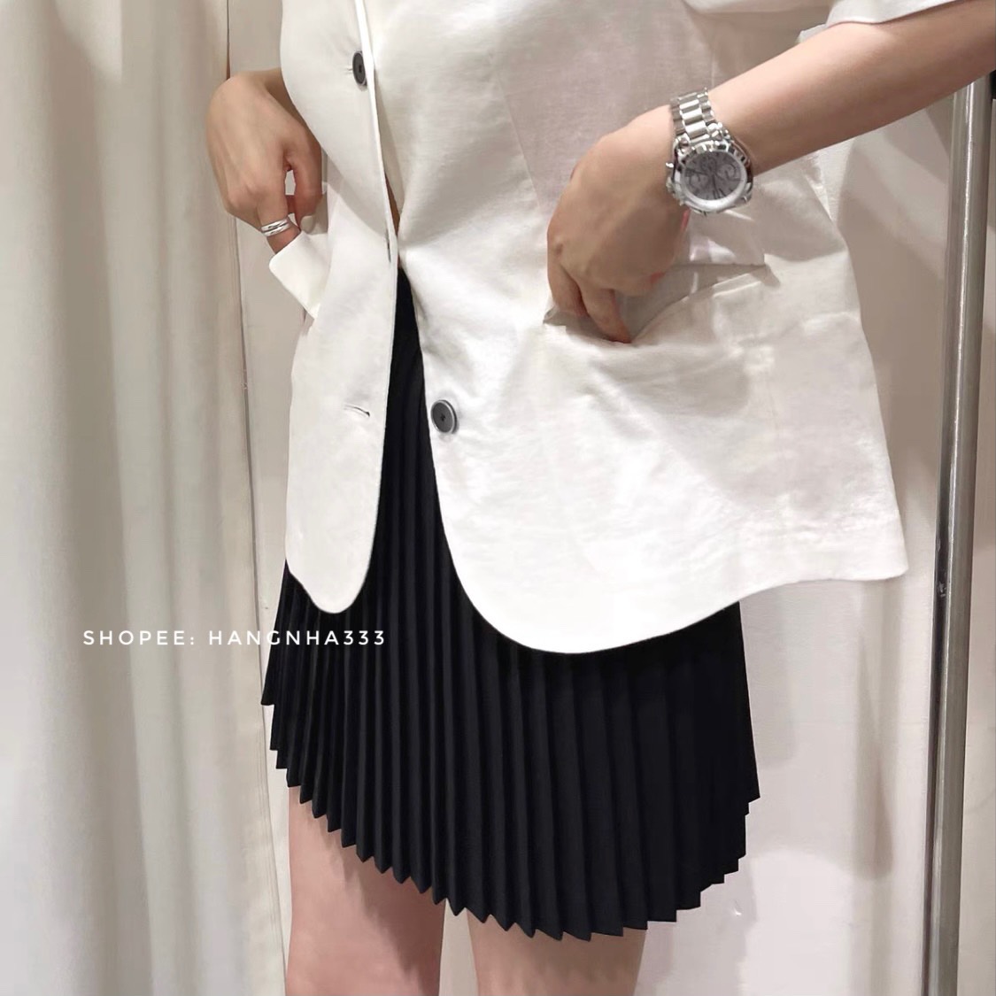LOẠI 1 || CHÂN VÁY NGẮN XẾP LY NHỎ BASIC