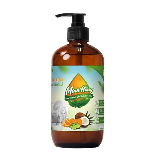 Nước rửa chén bát sinh học Minh Hồng 500ml