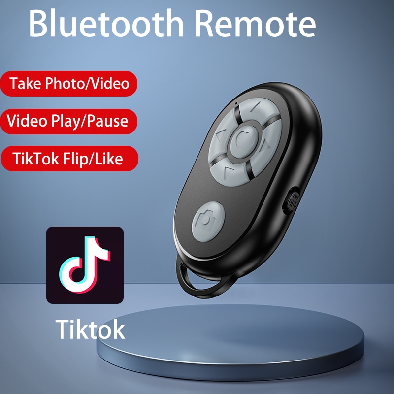 Bluetooth Remote Camera Video Controller For iPhone Android Mobile Phone