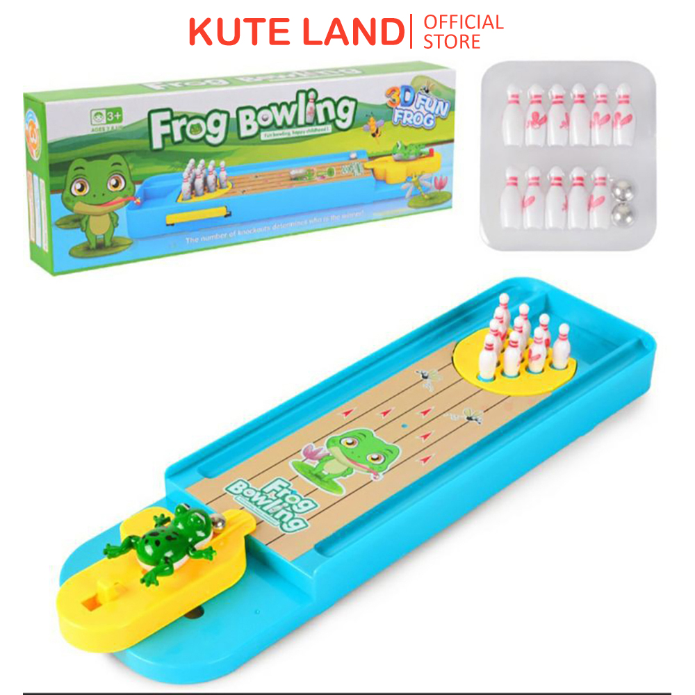 Bộ trò chơi Frog Bowling Thú Vị
