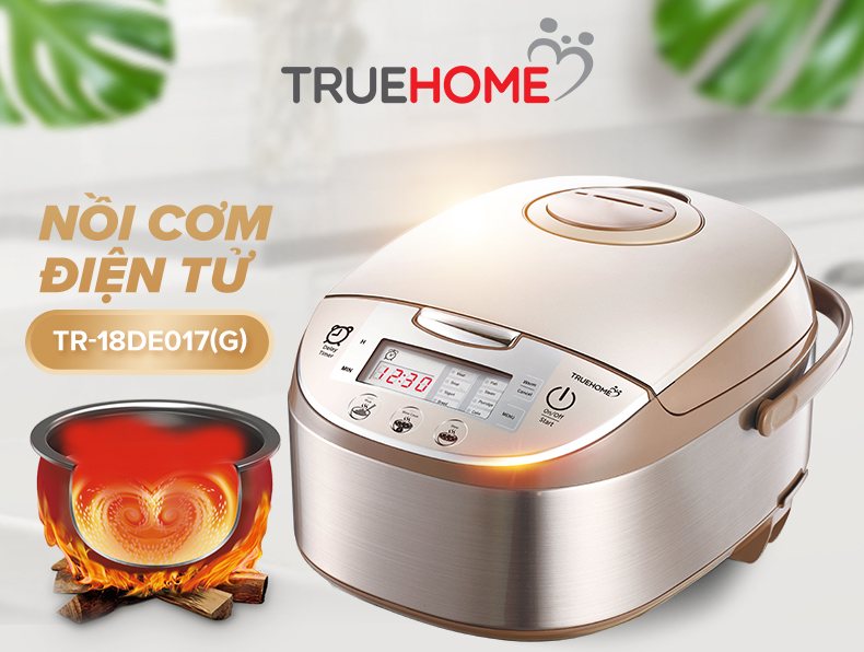 Nồi Cơm Điện TrueHome TR-18DE017(G)