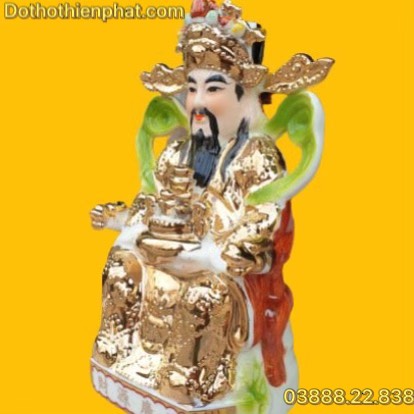 Tượng thần tiền thần phát 8in cao 20 cm