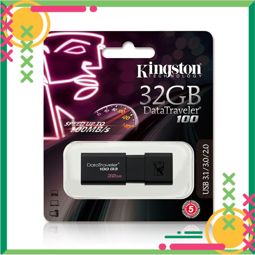 USB Kingston DataTraveler 100 G3 32GB USB 3.0 (DT100G3/32GB)
