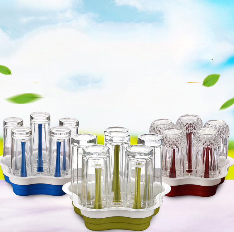 APPA STORE Khay úp cốc chén hình hoa 2 lớp - T3A4