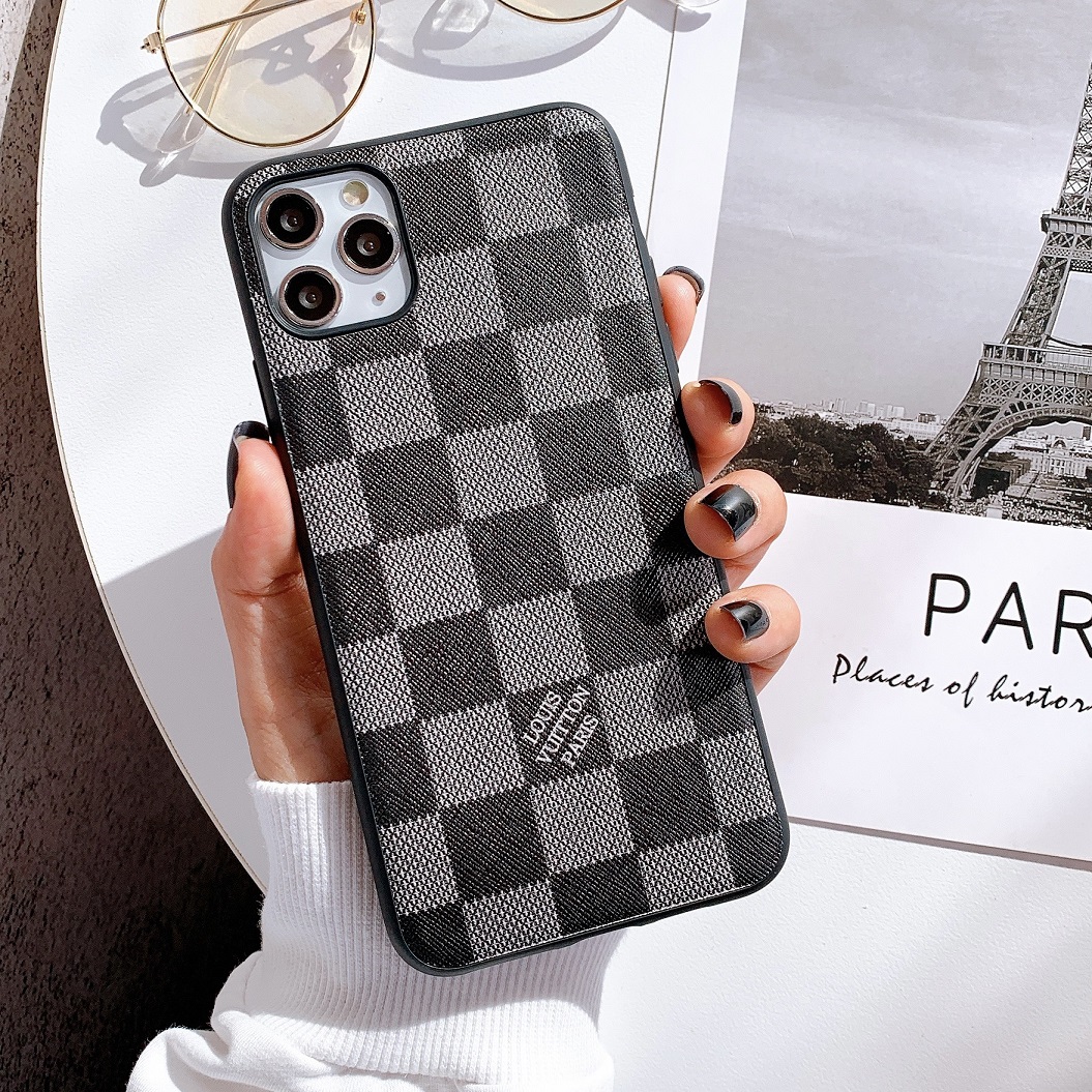 Ốp Lưng Da IMD Họa Tiết Caro