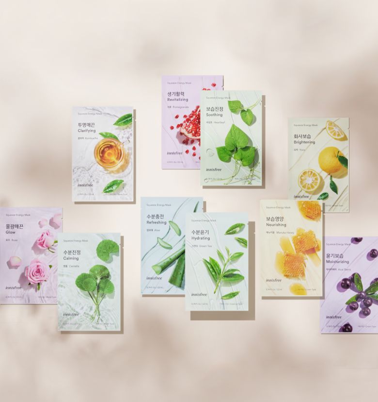 Mặt nạ dưỡng da mặt nạ innisfree dưỡng trắng giảm thâm mờ sẹo