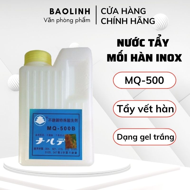 Đặc điểm và ứng dụng của axit tẩy mối hàn inox mq500