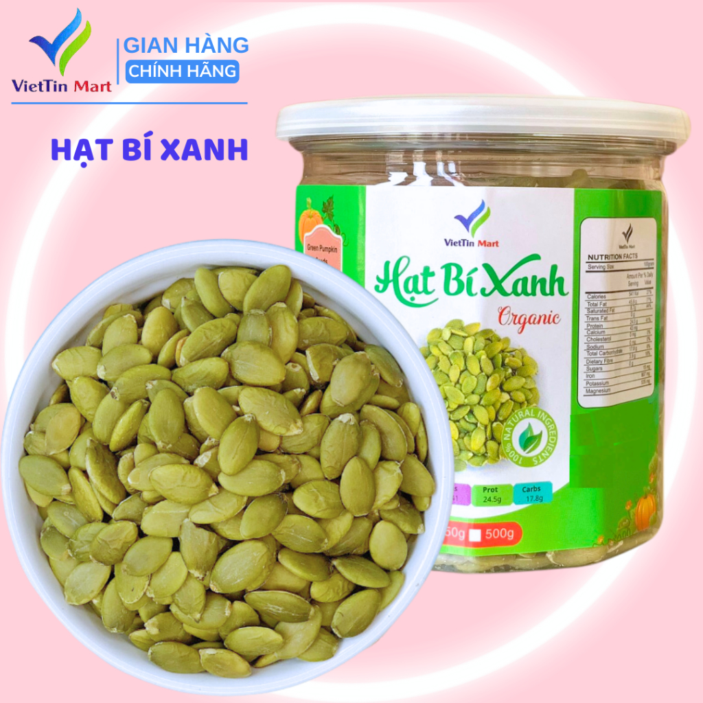 250g hạt bí tách vỏ -Viettin Mart