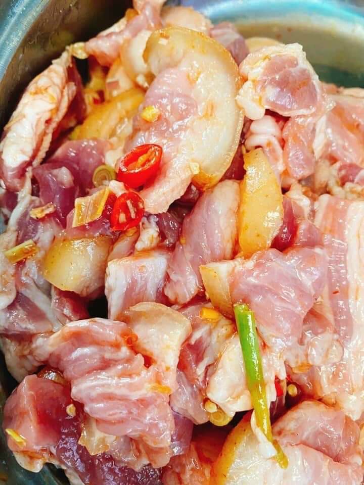 Ba chỉ heo rừng lai 1kg (giao tphcm)