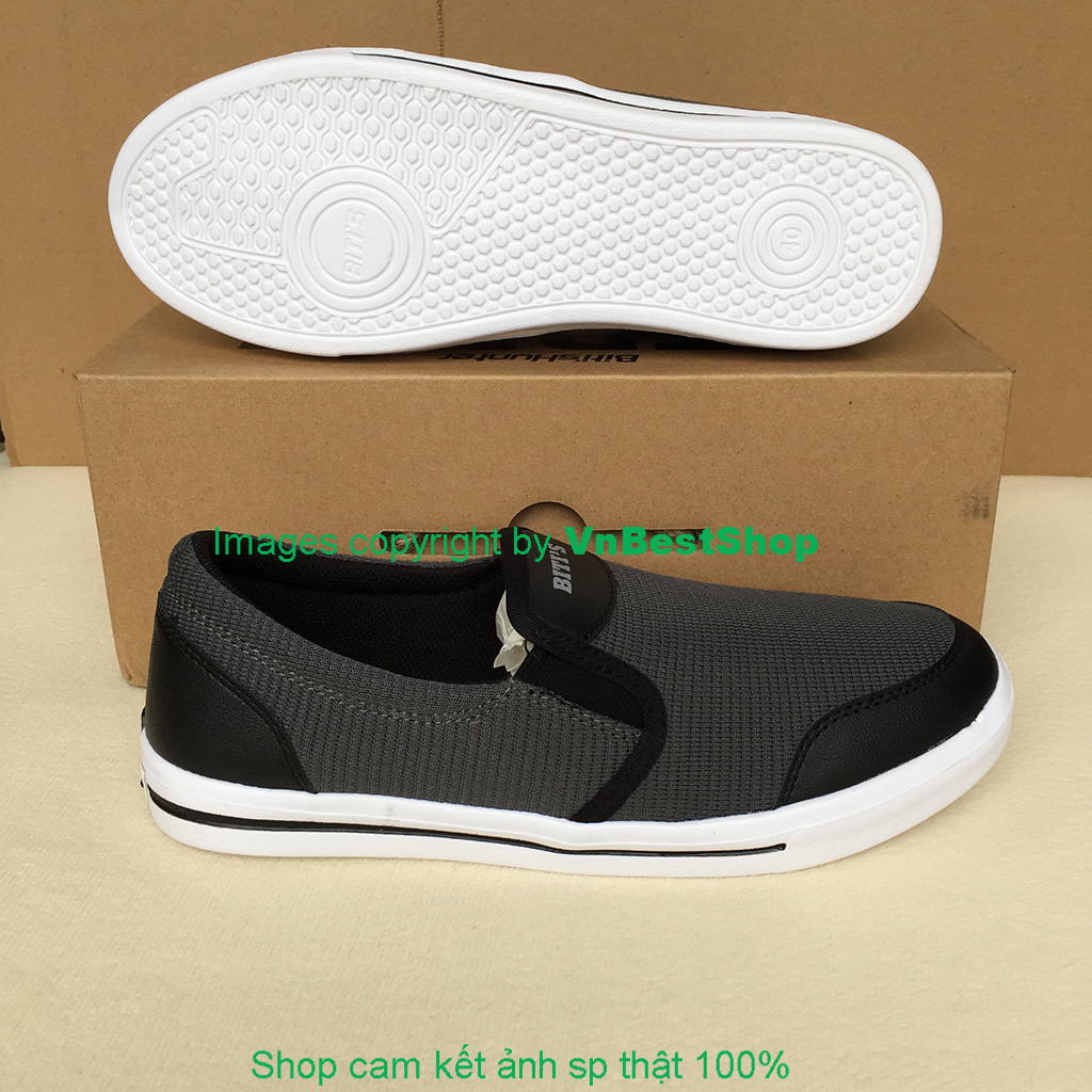 Giày Lười Nam Biti's DSM074500XAM (Xám)