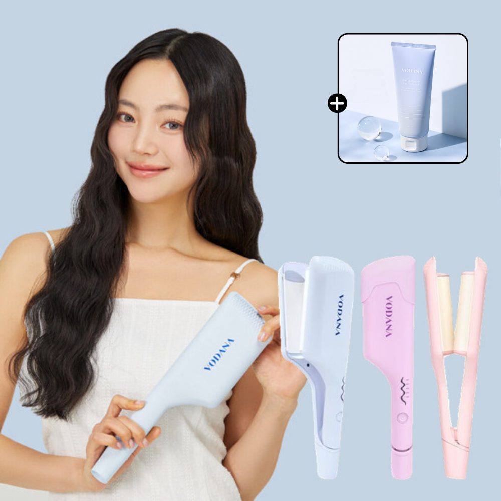 Hair Waving Triple VODANA Korean curler 32mm 40mm iron curling wave