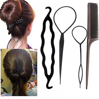 Bộ làm tóc 4 món tạo kiểu siêu xinh siêu đáng yêu