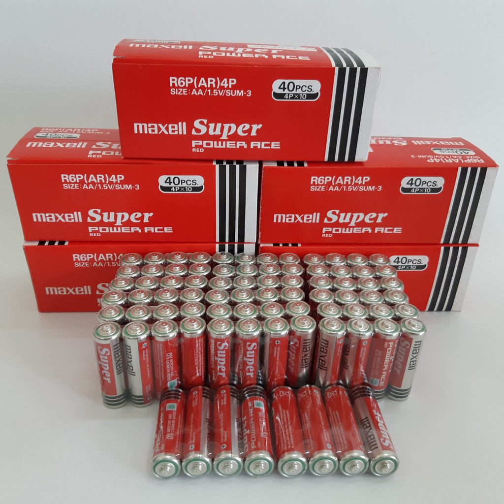 Hộp pin maxell 2a _ 40 viên