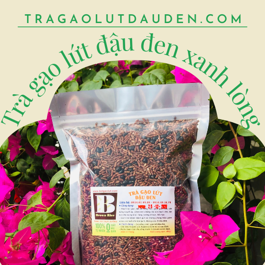 Trà gạo lứt đậu đen xanh lòng Brown Rice ( 800gr )