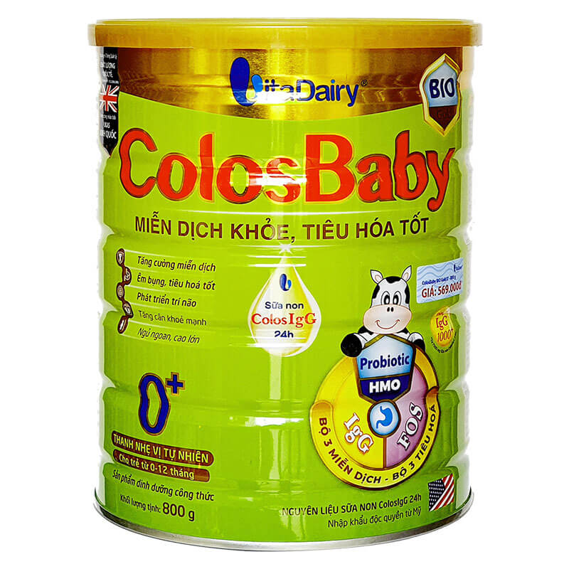 (Hỏa Tốc HCM) Sữa Colosbaby BIO 0+, 1+, 2+ 800gr ( Date Mới, Có Tích Điểm)