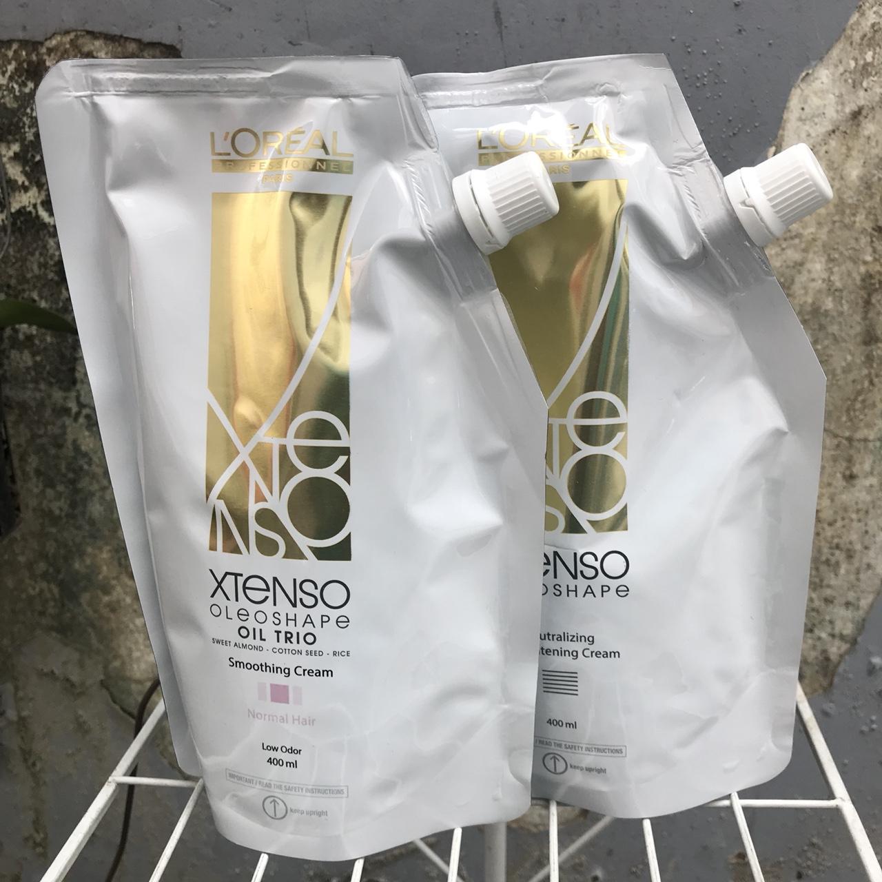 [HCM]THUỐC UỐN NÓNG SETTING LOREAL X-TENSO OLEOSHAPE MẪU MỚI 400ML X 2