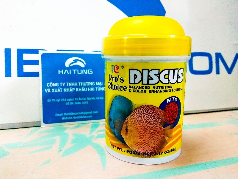 Thức ăn cá đĩa Pro's choice Discus 60g