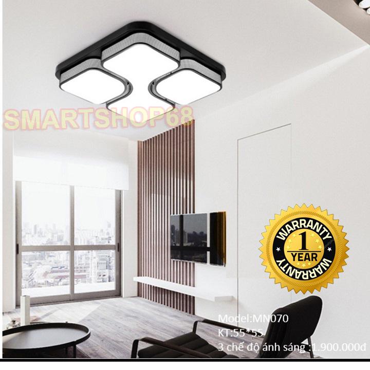 Đèn mâm ốp trần trang trí phòng khách MN070