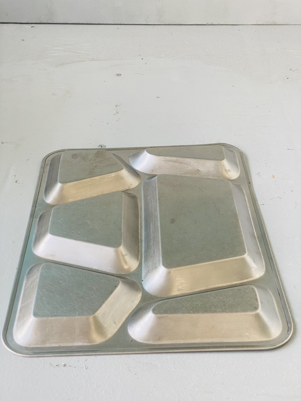 [HCM]Khay inox Mỹ xưa  khay ăn US