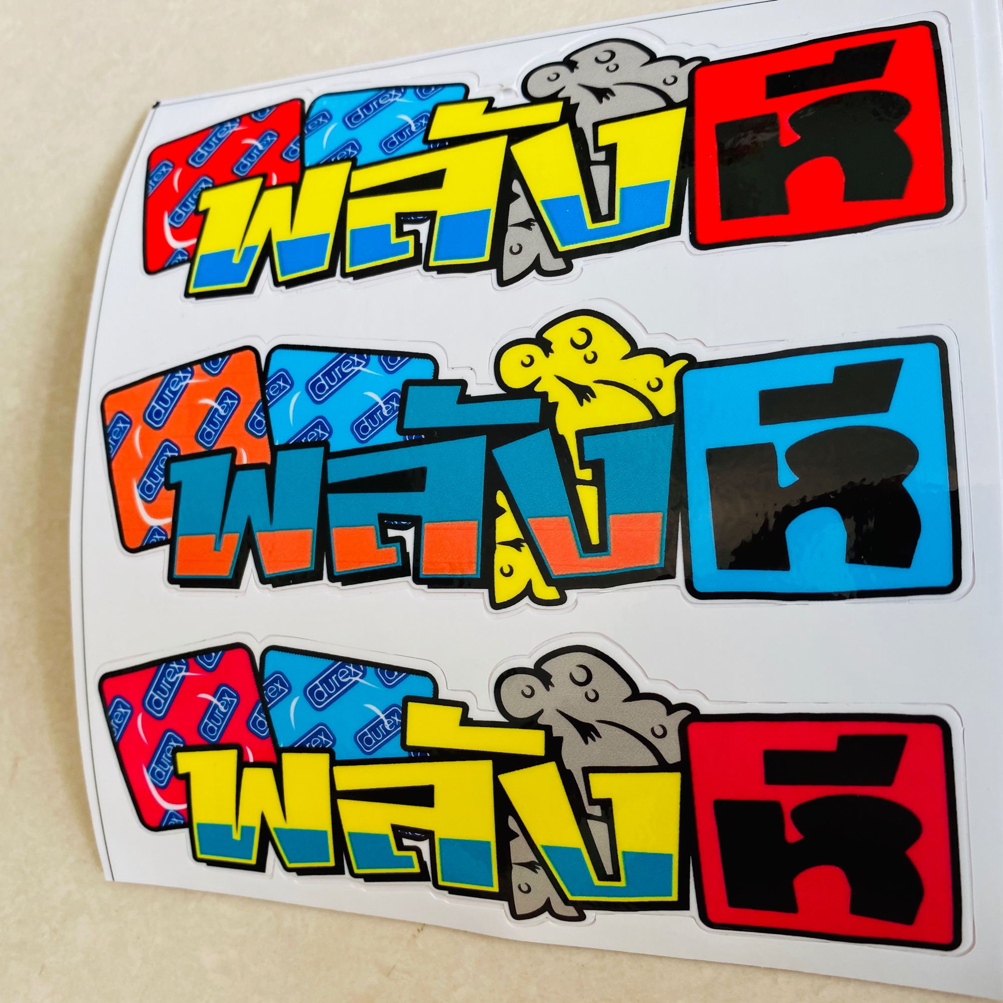 Com bo 3 tem decal thái