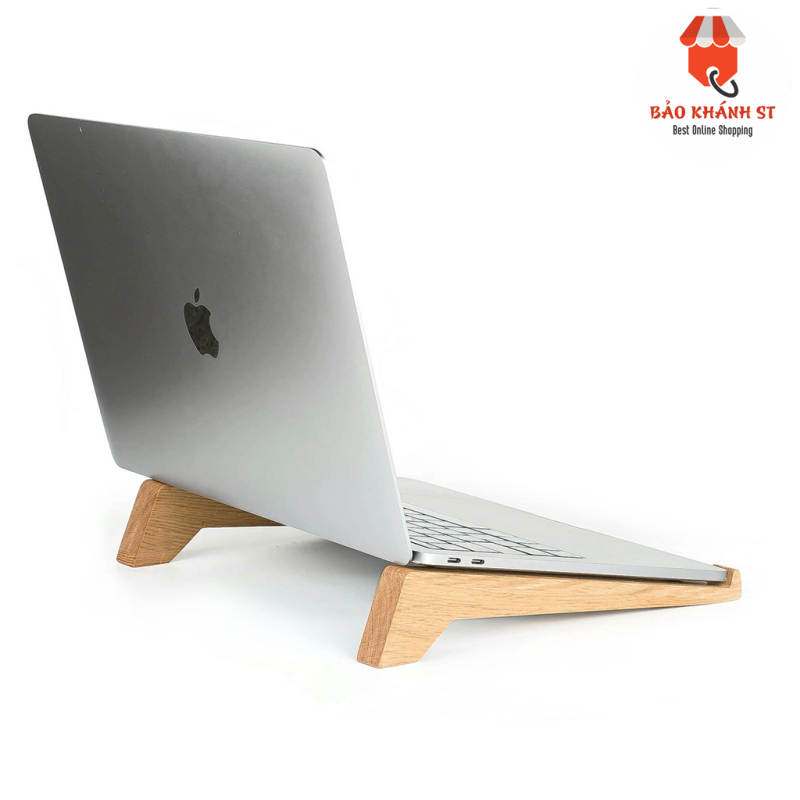 Bảng giá Kệ laptop tản nhiệt bằng gỗ, giá đỡ laptop để bàn góc nghiêng phù hợp, tránh mỏi mắt Phong Vũ