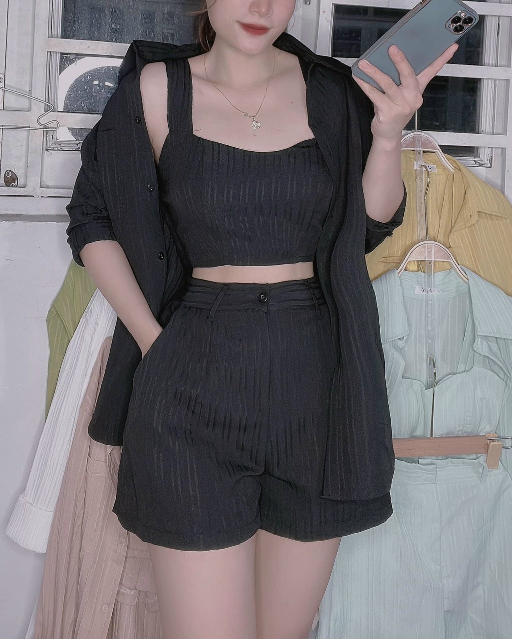 SET đùi 3 món dây kéo